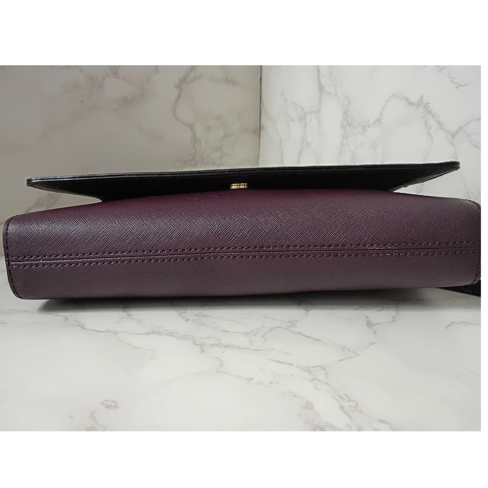 KATE SPADE Tilden Place Alek Oxblood Saffiano Leather Crossbody Bag w/ Dust Bag
